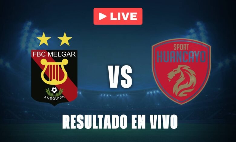 Melgar vs Huancayo: resultado EN VIVO y estadísticas de la Liga 1