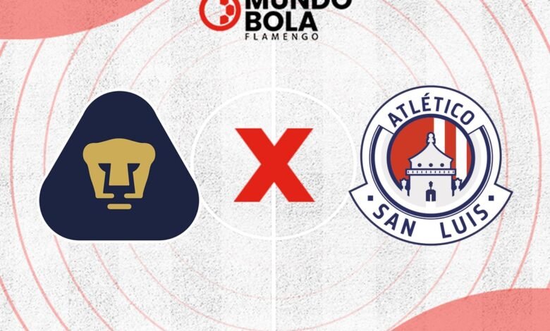 Palpite Pumas x San Luis, Onde Assistir, Liga MX (23/10)
