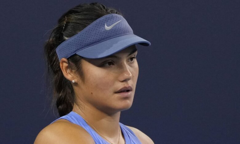 Emma Raducanu: British No 1 retires during first round of Wuhan Open against Ann Li | Tennis News