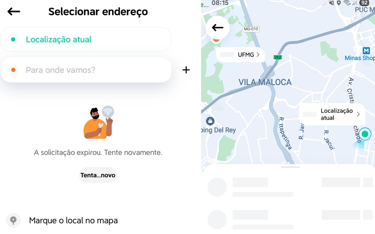 Aplicativo 99 enfrenta instabilidade nesta manhã de quarta-feira