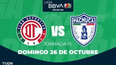 Toluca vs. Pachuca: horario y dónde ver el partido de la Jornada 15 de la Liga MX Apertura 2025 | TUDN Liga MX