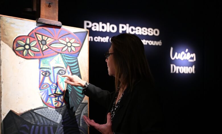 Picasso portrait of muse Dora Maar auctioned for $37 million : NPR