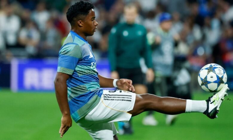 Técnico de clube francês tenta despistar, mas abre portas para Endrick: 'Bons jogadores são bem-vindos'