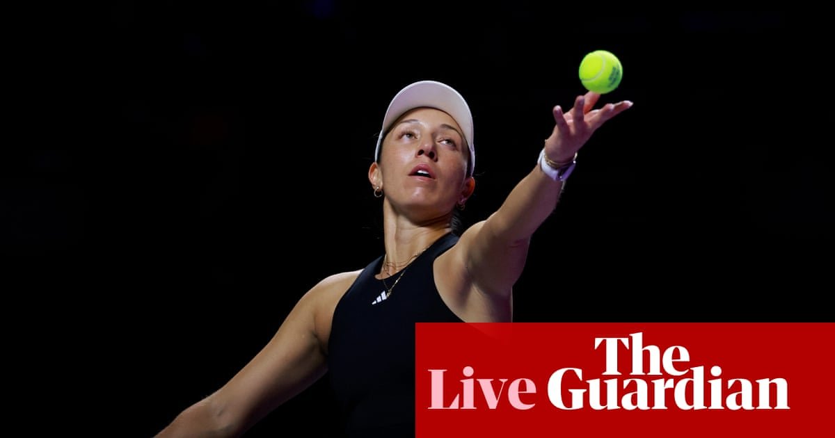 WTA Finals tennis: Jessica Pegula v Elena Rybakina in semi-finals – live | WTA Finals