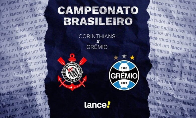 Jogo de futebol entre Corinthians e Grêmio na Neo Química Arena, informações sobre transmissão e detalhes da partida.