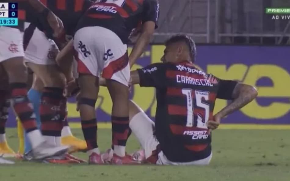 Atualização médica de Carrascal do Flamengo após jogo contra o Sport, destacando condição física e possíveis tratamentos.