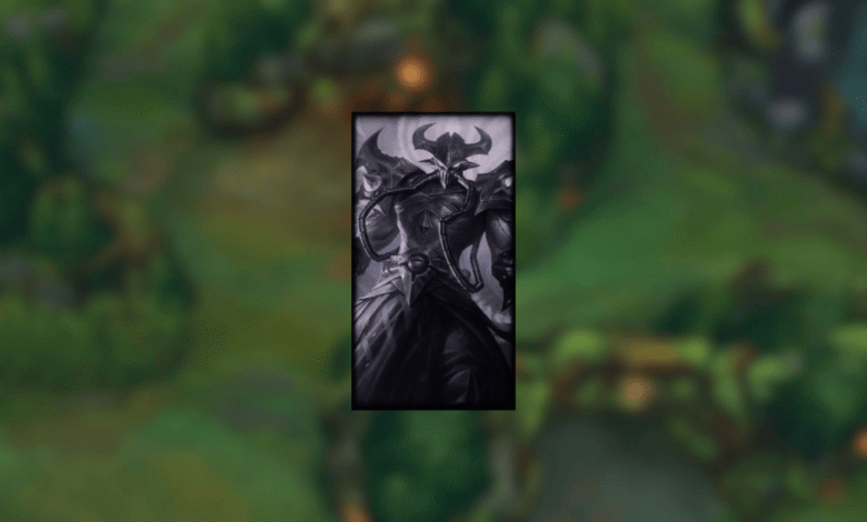 Imagem da nova skin KAssadin Dracomante 2023 no LoL