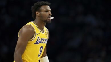 NBA Fans React To Bronny James' Performance In Heat-Lakers Game