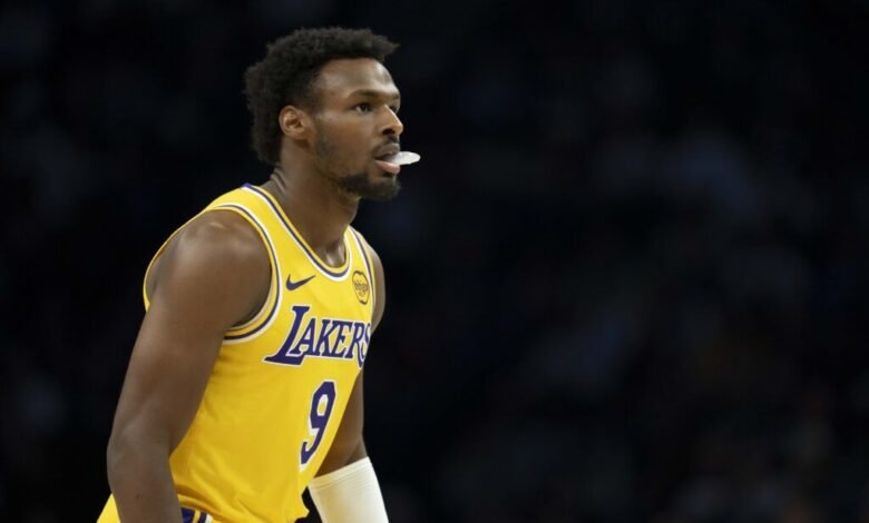 NBA Fans React To Bronny James' Performance In Heat-Lakers Game