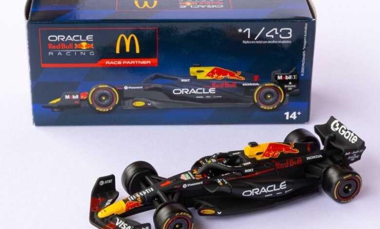 McDonald's e Red Bull lançam parceira em miniatura de F1