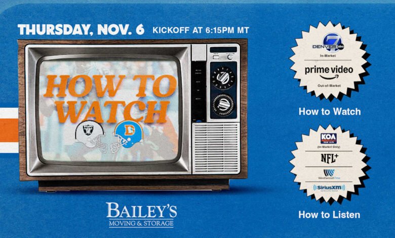 Denver Broncos vs. Las Vegas Raiders