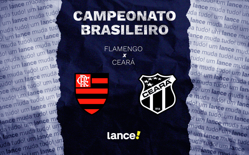 Partida de futebol entre Flamengo e Ceará no estádio Maracanã, informações sobre como assistir e escalações dos times.