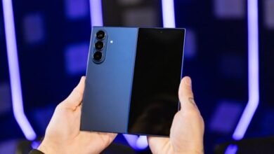 Imagem do Samsung Galaxy Z Fold 8, destacando inovações na bateria e tecnologia de carregamento no novo smartphone dobrável.