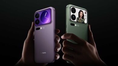 Imagem revelada do Xiaomi 17 Ultra mostrando novo design elegante e especificações técnicas impressionantes, como câmeras avançadas e tela de alta resolução.