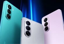 Smartphone Realme P4x 5G com design inspirado na Samsung e foco em desempenho para jogos.