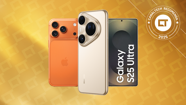 Imagem de celulares top de linha lançados em 2025, especificamente projetados para fotografia avançada, destacando design e funcionalidades inovadoras.