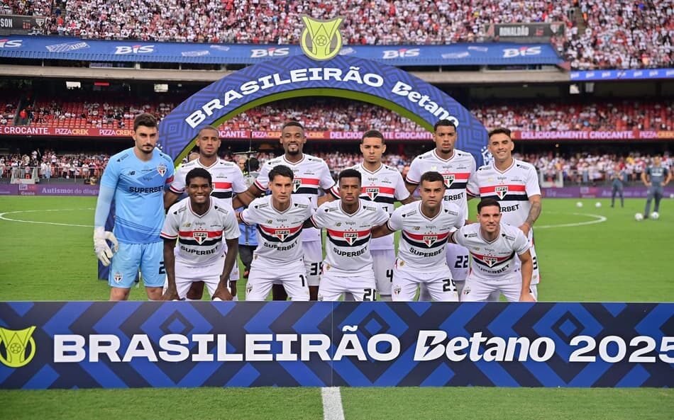 Imagem destacando jogadores do São Paulo FC cujo contrato expira em 2026, com detalhes sobre suas contribuições para o time.