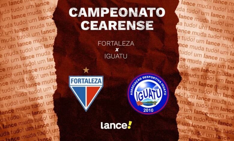 Jogo entre Fortaleza e Iguatu pelo Campeonato Cearense com informações sobre onde assistir e escalações das equipes.