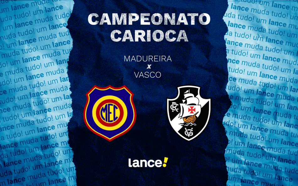 Jogo entre Madureira e Vasco no Campeonato Carioca, destacando a disputa acirrada no estádio e a importância da partida para ambas as equipes.