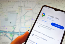 Imagem ilustrativa do Google Maps mostrando rotas de caminhada e ciclismo no Brasil com a tecnologia Gemini.