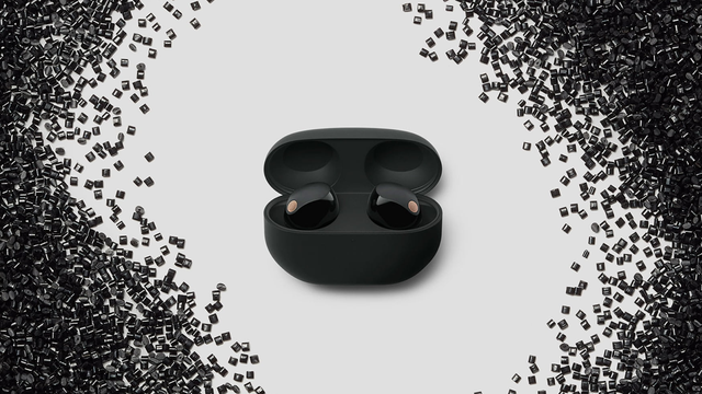 Imagem dos novos fones de ouvido Sony WF-1000XM6 destacando seu design moderno e elegante, com funcionalidades avançadas e preço competitivo, conforme vazamento recente.